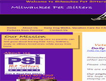 Tablet Screenshot of milwaukeepetsitters.com